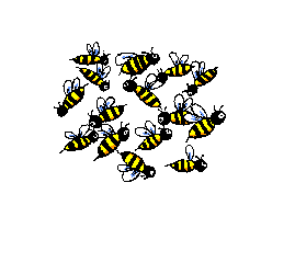 animated gifs Bees 4