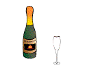 Download free champagne bottles animated gifs 12