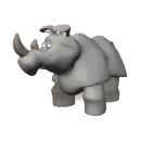 Download free rhinos animated gifs 9