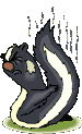 animated gifs skunks